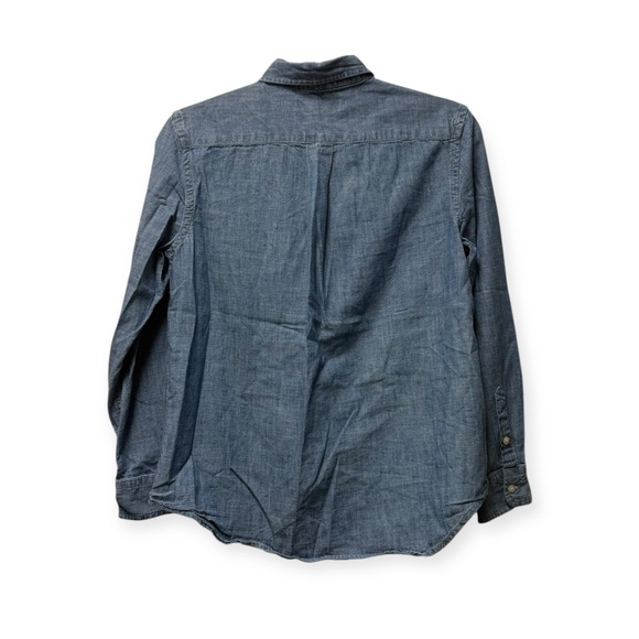 Ralph Lauren Casual Denim Blue Button Down Shirt - Picture 3 of 4